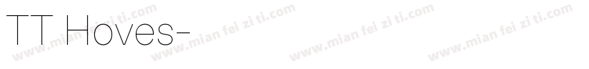 TT Hoves字体转换